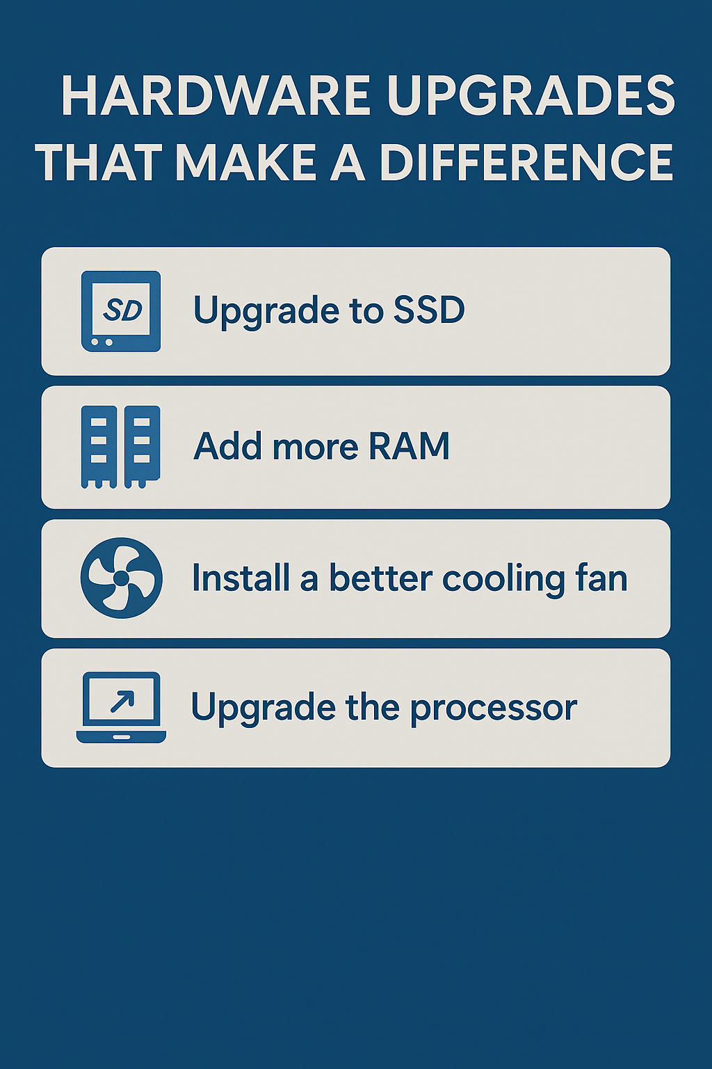 Hardware Upgrades That Make a Difference