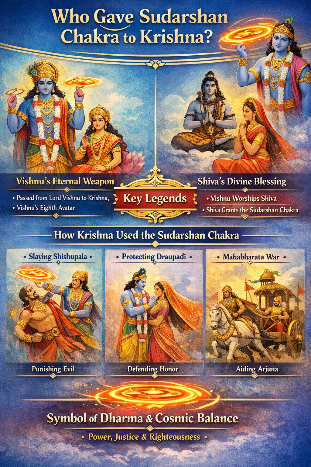 The Origin of Sudarshan Chakra in Hindu Mythology