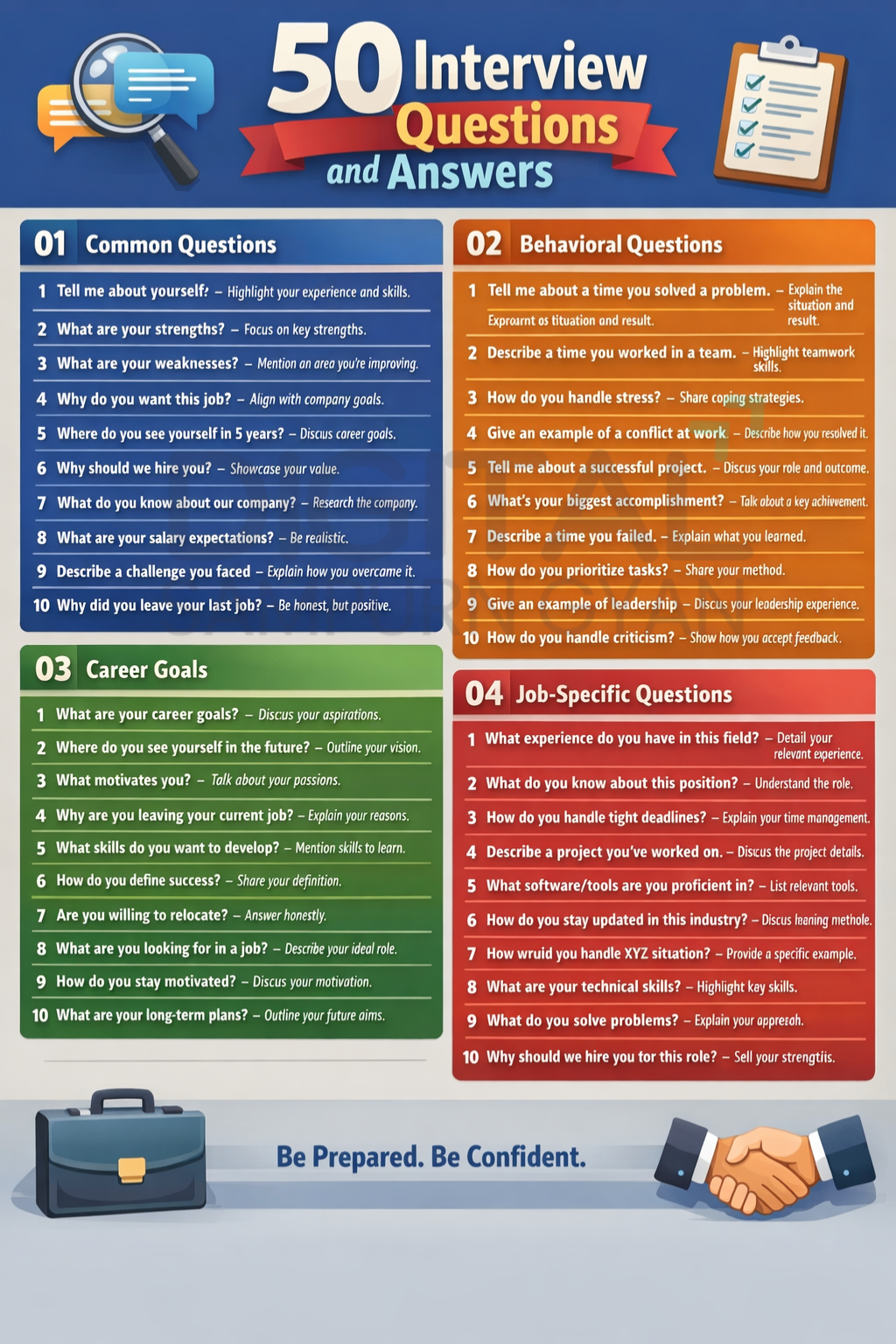 50 Interview Questions and Answers