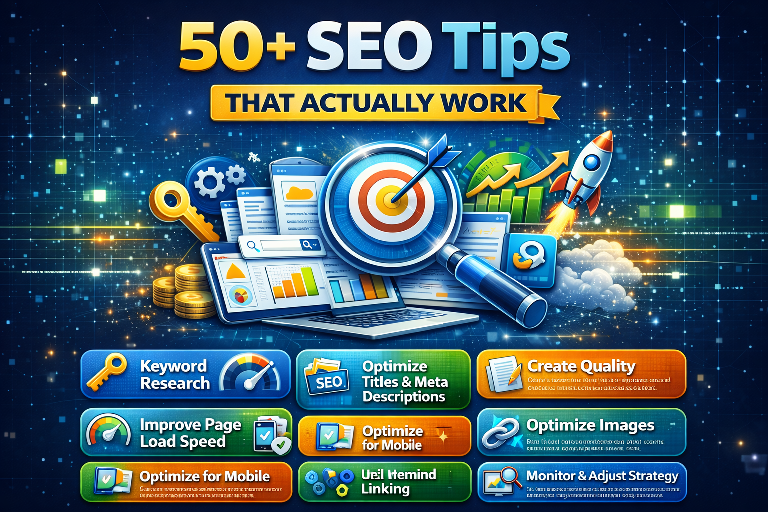 50+ SEO Tips That Actually Work
