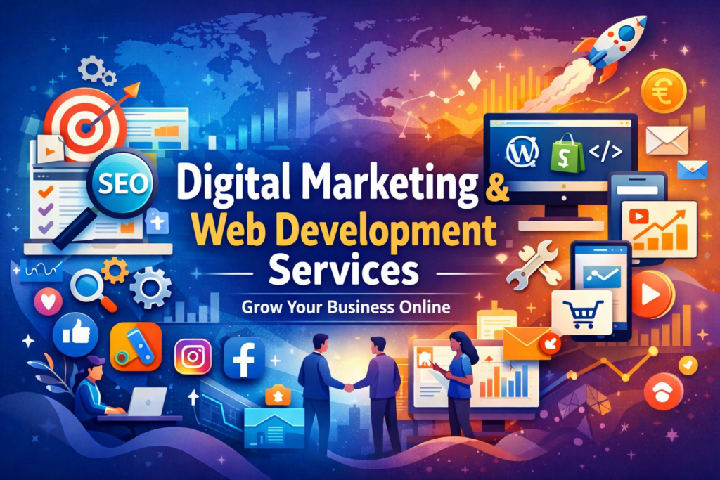 digitalmarketing and website development services