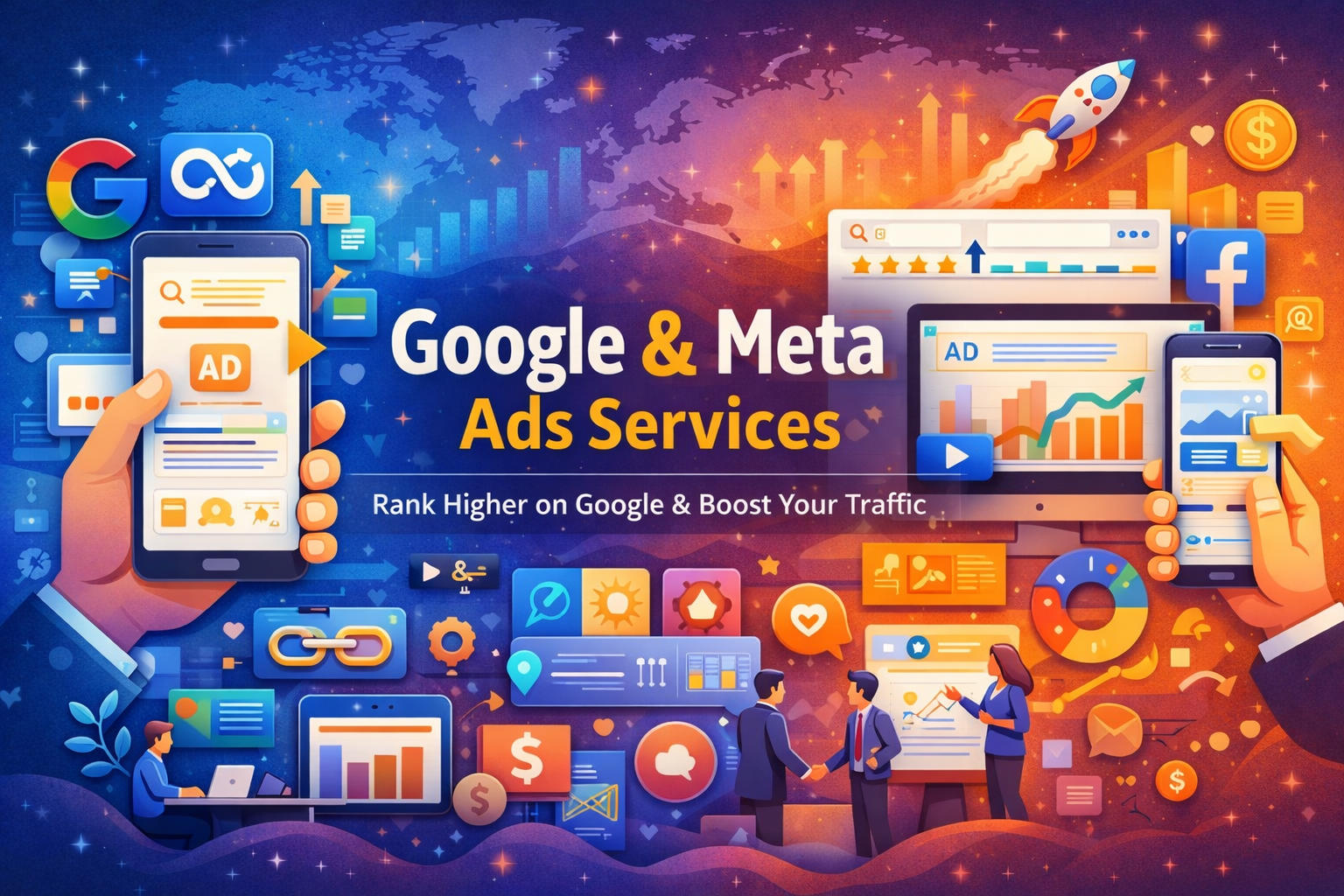 google ads and meta services