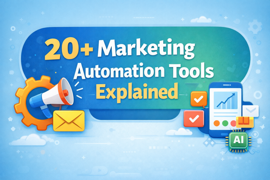 20+ marketing automation tools