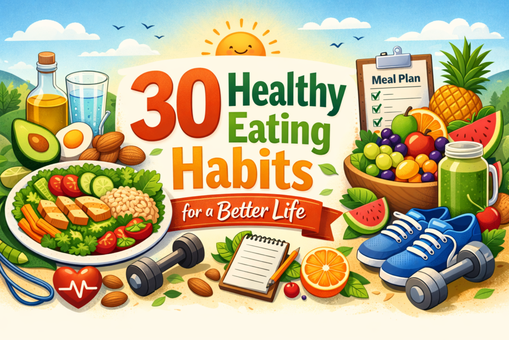 30 Healthy Eating Habits for a Better Life