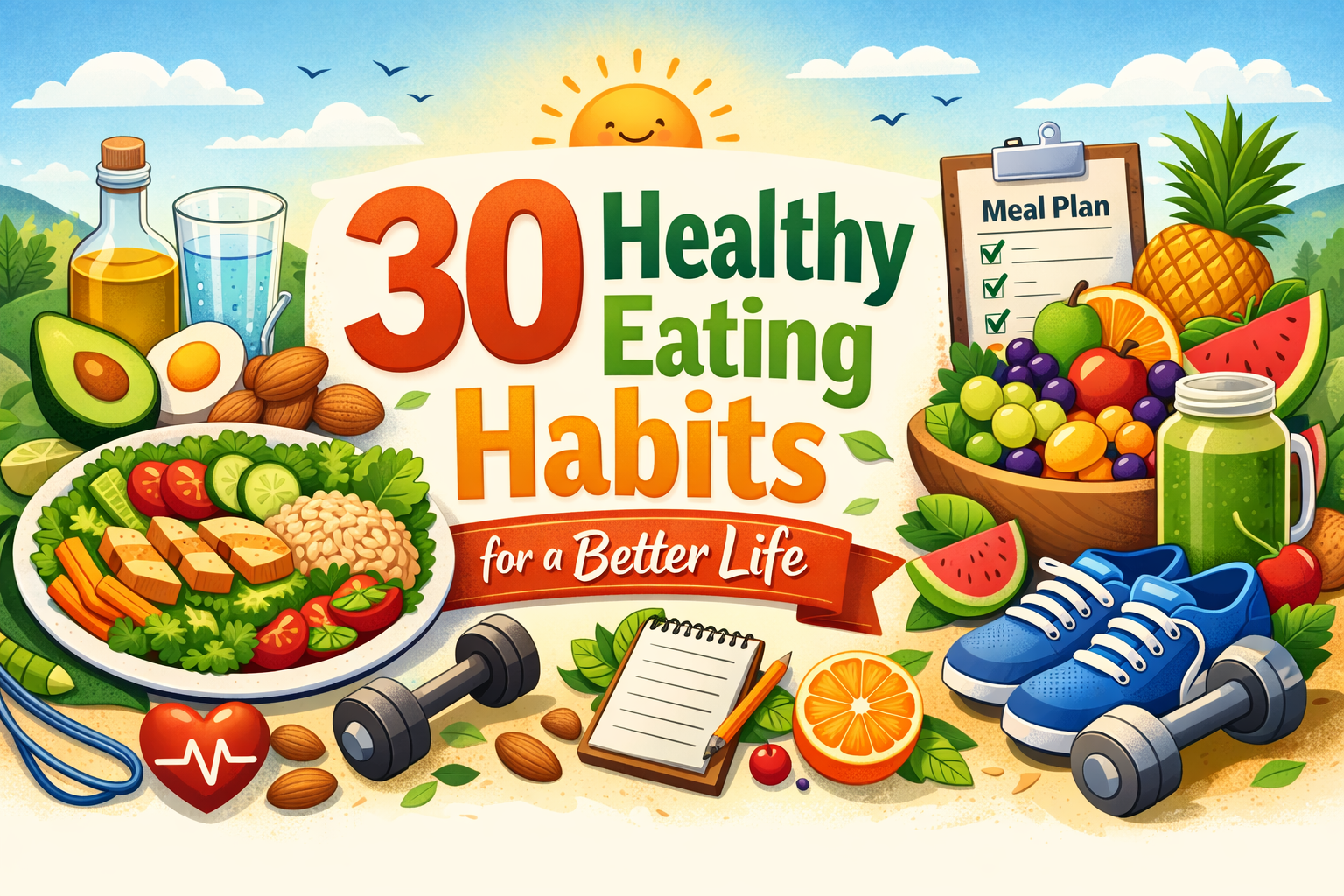 30 Healthy Eating Habits for a Better Life
